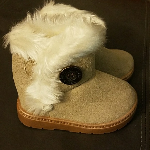 China Buttons City Other - Faux Fur Button Boots